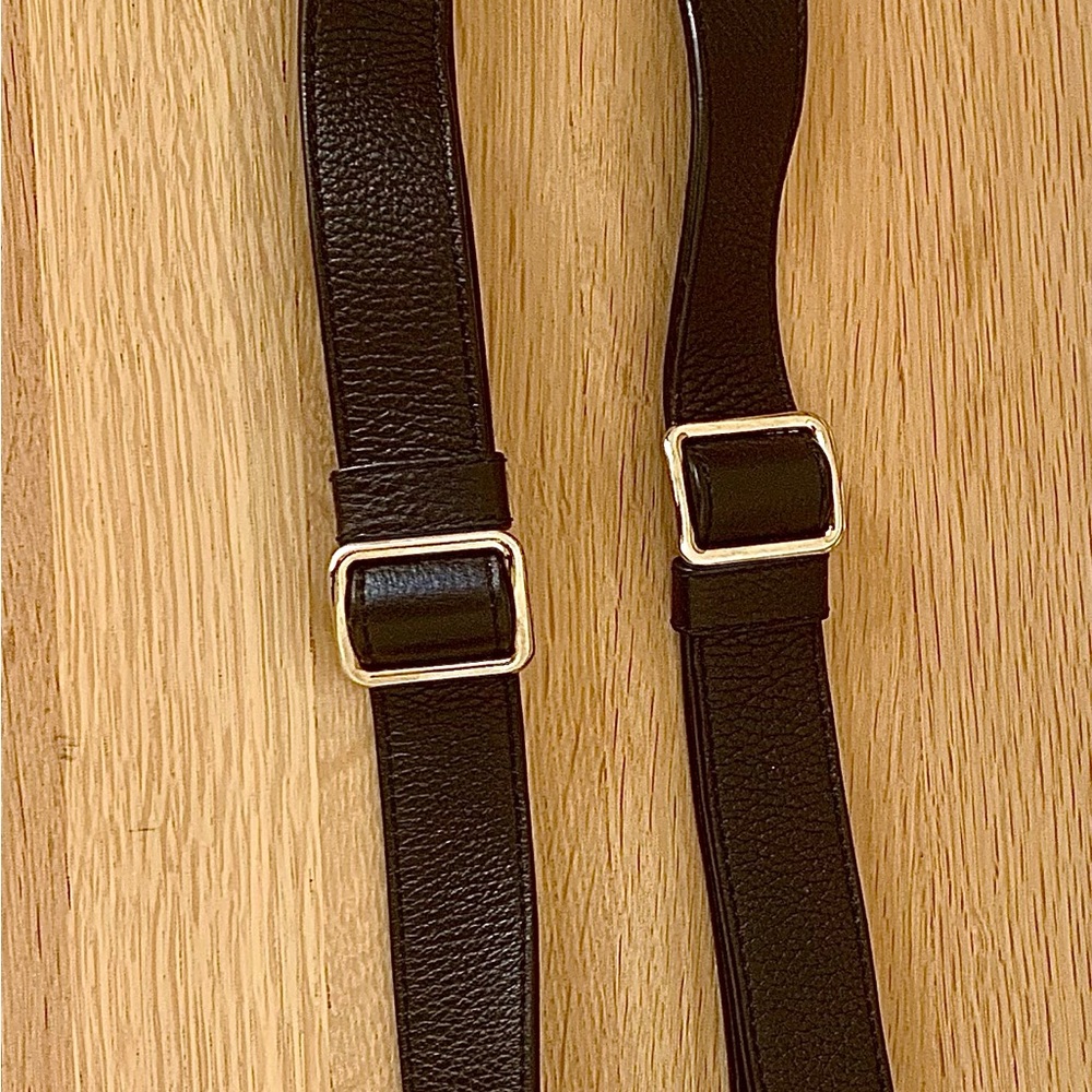 Demellier Black Leather Backpack and Handbag - Picture 6 of 10